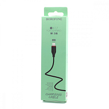 Кабель USB - Lightning Borofone BX17 "Enjoy" (2.4, 100см) черный