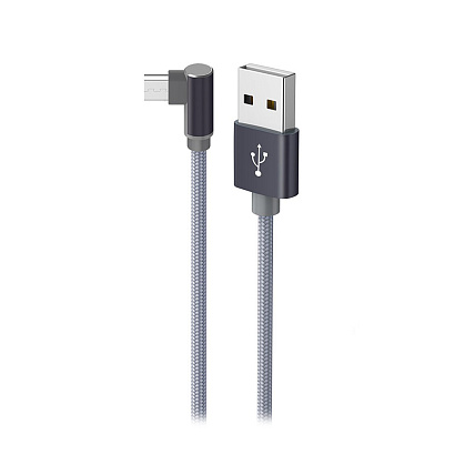 Кабель USB - Micro USB Borofone BX26 "Express" (2.4А, 100см) серый