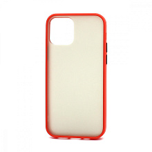 Чехол Shockproof Lite силикон-пластик для Apple iPhone 12/12 Pro/6.1 красно-черный