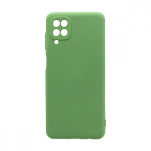 Чехол Silicone Case NEW ERA (накладка/силикон) для Samsung Galaxy A12/M12 зеленый
