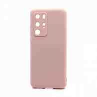 Чехол Silicone Case NEW ERA (накладка/силикон) для Huawei P40 Pro светло розовый