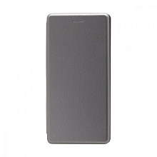 Чехол-книжка BF модельный (силикон/кожа) для Samsung Galaxy S22 Ultra серебристый