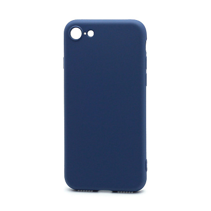 Чехол Silicone Case NEW ERA (накладка/силикон) для Apple iPhone 7/8/SE 2020 синий