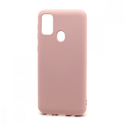 Чехол Silicone Case NEW ERA (накладка/силикон) для Samsung Galaxy M21/M30S светло розовый