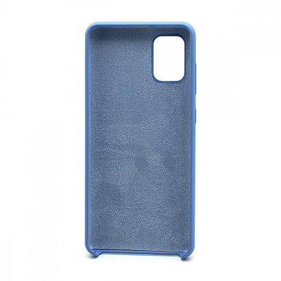 Чехол Silicone Cover Color для Samsung Galaxy A31 (010) синий