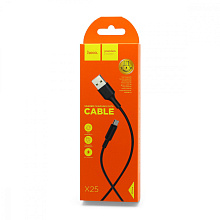 Кабель USB - Micro USB HOCO X25 "Soarer" (2А, 100см) черный