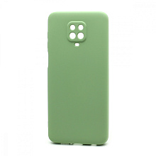 Чехол Silicone Case NEW ERA (накладка/силикон) для Xiaomi Redmi Note 9S/Note 9 Pro зеленый