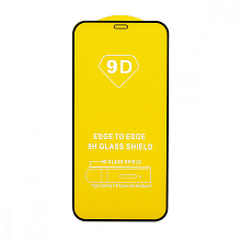 Защитное стекло Full Glass для Apple iPhone 12 Mini/5.4 черное (Full GC) тех. пак