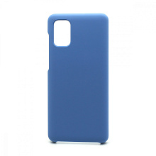 Чехол Silicone Cover Color для Samsung Galaxy M51 (010) синий