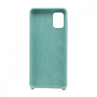 Чехол Silicone Cover Color для Samsung Galaxy A31 (002) бирюзовый