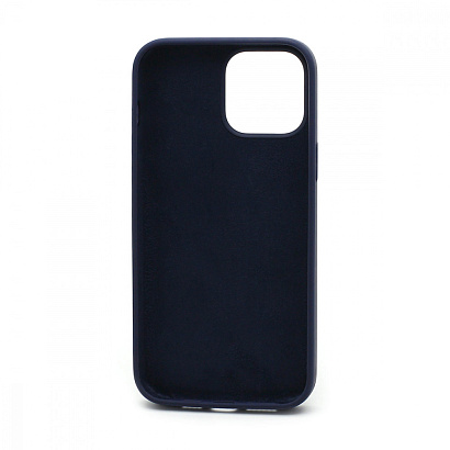 Чехол Silicone Case без лого для Apple iPhone 13 Pro Max/6.7 (полная защита) (008) темно синий