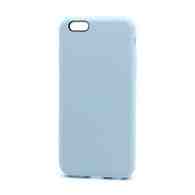 Чехол Silicone Case без лого для Apple iPhone 6/6S (полная защита) (044)  светло голубой