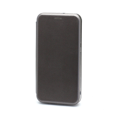 Чехол-книжка BF модельный (силикон/кожа) для Huawei Honor 9C/ P40 Lite E серебристый