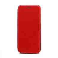 Чехол-книжка BF модельный (силикон/кожа) для Huawei Honor 30S/Nova 7SE красный