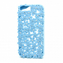 Чехол Chamomile для iPhone 6/7/8 Plus (накладка/мягкий силикон) (голубой)
