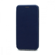 Чехол-книжка BF модельный (силикон/кожа) для Apple iPhone 12 Pro Max/6.7 синий