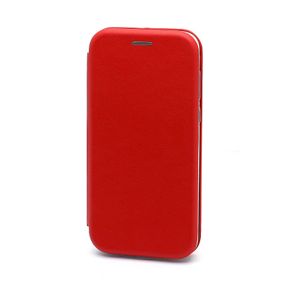 Чехол-книжка BF модельный (силикон/кожа) для Huawei Honor 9S/Y5P красный