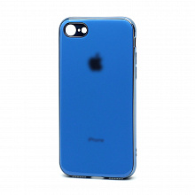 Чехол Silicone case Onyx с лого для Apple iPhone 7/8/SE 2020 голубой