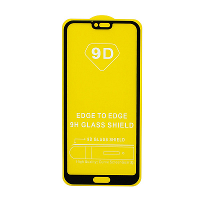 Защитное стекло Full Glass для Huawei Honor 10 черное (Full GC) тех. пак
