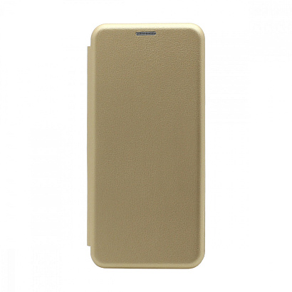 Чехол-книжка BF модельный (силикон/кожа) для Samsung Galaxy A03 золотистый