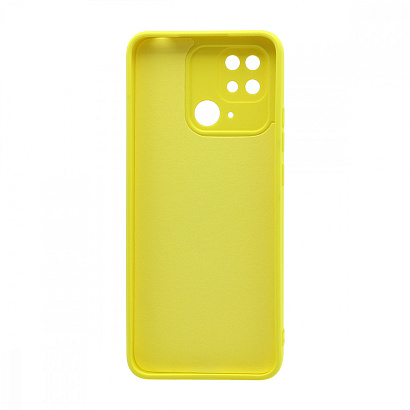 Чехол Silicone Case NEW ERA (накладка/силикон) для Xiaomi Redmi 10C желтый