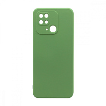 Чехол Silicone Case NEW ERA (накладка/силикон) для Xiaomi Redmi 10C зеленый