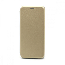Чехол-книжка BF модельный (силикон/кожа) для Samsung Galaxy A72 золотистый