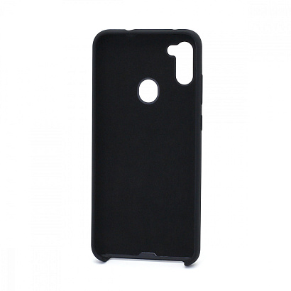 Чехол Silicone Cover Color для Samsung Galaxy A11/M11 (003) черный