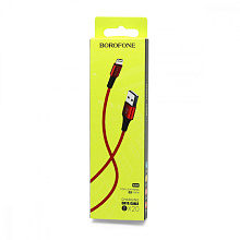 Кабель USB - Lightning Borofone BX20 "Enjoy" (2А, 100см) красный