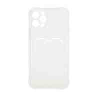 Чехол с кармашком для Apple iPhone 12 Pro/6.1 прозрачный (001)