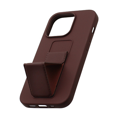 Чехол Magnetic Stend 2 для Apple iPhone 14 Pro/6.1 (006) бордовый