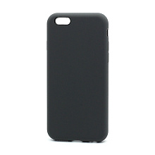 Чехол Silicone Case без лого для Apple iPhone 6/6S (полная защита) (015) графитовый