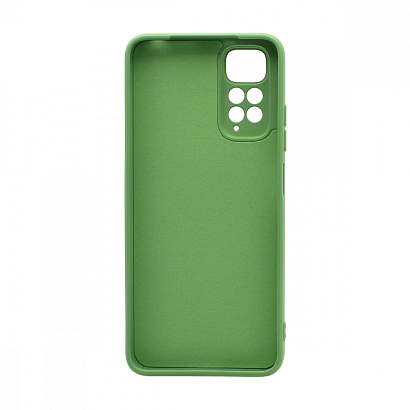 Чехол Silicone Case NEW ERA (накладка/силикон) для Xiaomi Redmi Note 11/Redmi Note 11S зеленый