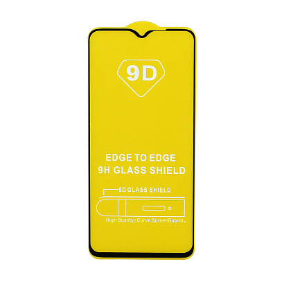 Защитное стекло Full Glass для Xiaomi Redmi Note 8 Pro черное (Full GC) тех. пак