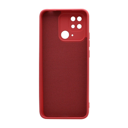 Чехол Silicone Case NEW ERA (накладка/силикон) для Xiaomi Redmi 10C малиновый