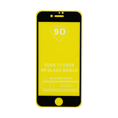 Защитное стекло Full Glass для Apple iPhone 7/8/SE 2020 черное (Full GC) тех. пак
