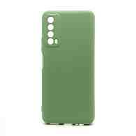 Чехол Silicone Case NEW ERA (накладка/силикон) для Huawei P Smart 2021/Y7a зеленый