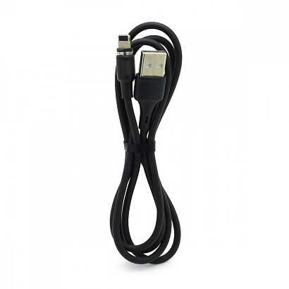 Кабель USB - Lightning HOCO X52 "Sereno magnetic" (2.4А, 100см) черный