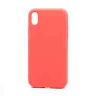 Чехол Silicone Case без лого для Apple iPhone XR (полная защита) (029) оранжевый