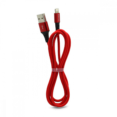 Кабель USB - Lightning Borofone BX20 "Enjoy" (2А, 100см) красный