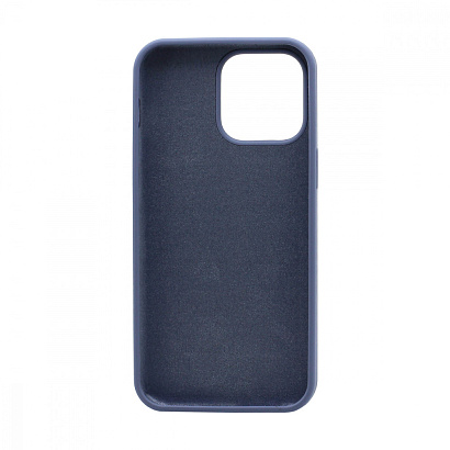 Чехол Silicone Case без лого для Apple iPhone 14 Pro Max/6.7 (полная защита) (046) синий
