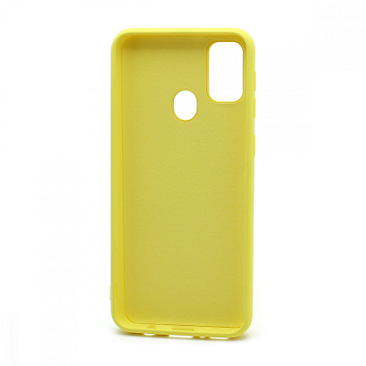 Чехол Silicone Case NEW ERA (накладка/силикон) для Samsung Galaxy M21/M30S желтый