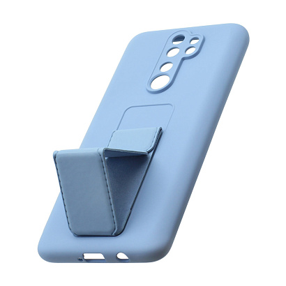 Чехол Magnetic Stend 2 для Xiaomi Redmi Note 8 Pro (008) голубой