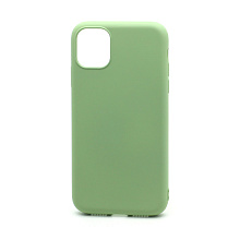 Чехол Silicone Case NEW ERA (накладка/силикон) для Apple iPhone 11/6.1 зеленый