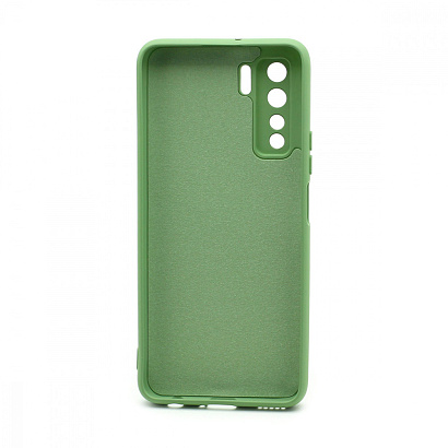 Чехол Silicone Case NEW ERA (накладка/силикон) для Huawei Honor 30S/Nova 7SE зеленый