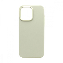 Чехол Silicone Case без лого для Apple iPhone 14 Pro Max/6.7 (полная защита) (011) бежевый