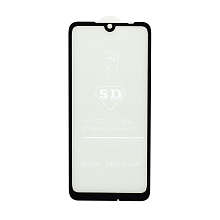 Защитное стекло 6D (T.M) для Xiaomi Redmi Note 7 черное тех. пак