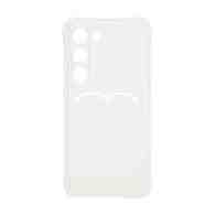 Чехол с кармашком для Samsung Galaxy S23 прозрачный (001)