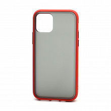 Чехол Shockproof силикон-пластик для Apple iPhone 11 Pro/5.8 красно-черный