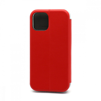 Чехол-книжка BF модельный (силикон/кожа) для Apple iPhone 12/12 Pro/6.1 красный